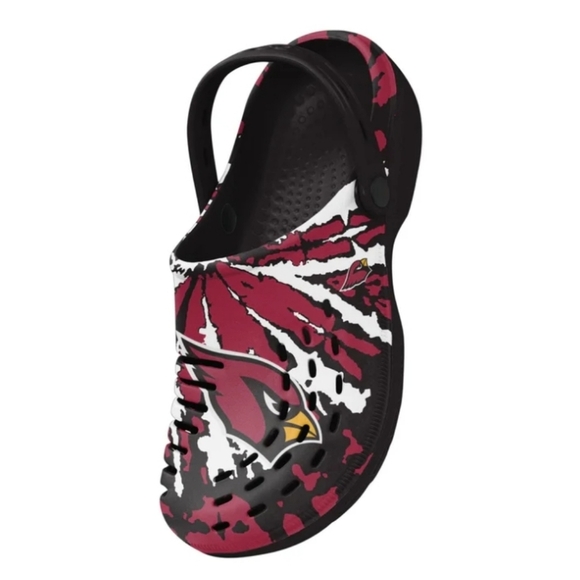 Arizona Cardinals NFL Mens Tie-Dye Clog With Strap Size M 9/10 - Picture 9 of 11